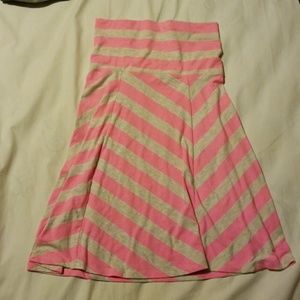Flowy Striped Mini skirt